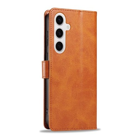 S24 Plus - Läderplånboksfodral i 6 färger