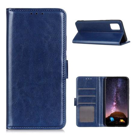 Xiaomi Mi 11 - Crazy Horse Läder Fodral - Blå Blue Blå