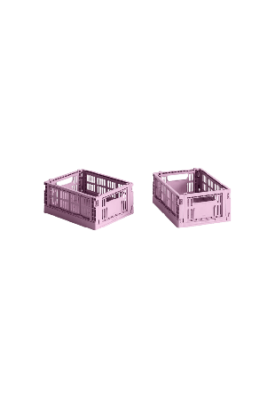 HAY Colour Crate Mini Set of 2 Förvaring Rosa