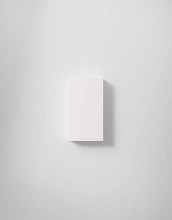 INR Solid 40/15 Väggskåp vit, 40 cm, högeröppnande, Badrum