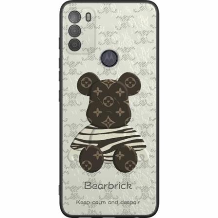 Motorola Moto G50 Svart Skal Brown Bear