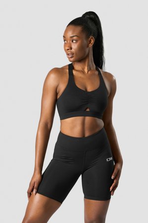 ICANIWILL - Scrunch Adjustable Sports bra Black - Dames - sportkleding van ICIW