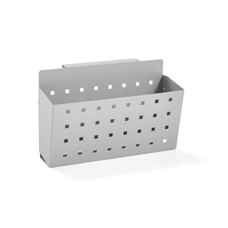 Basket for BORÅS/SONITUS, 340x220 mm, silver