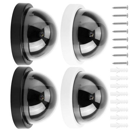 Stöldskyddande Dummy Kamera Med Blinkande Rött Ljus Synlig Avskräckning För Egendomar