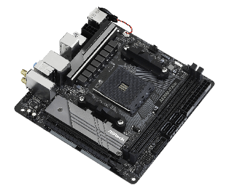 ASRock A520M-ITX/ac - mITX AM4 Ryzen Max 64GB, 1x M.2, 1x PCIe 3.0 x16, 4x SATA3, 1x USB-C, 6x USB3.0
