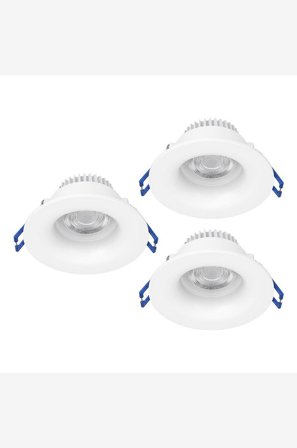 EGLO - Infälld belysning Salabate 88 Mm Set Of 3 - Vit - Spotlights - Från Homeroom