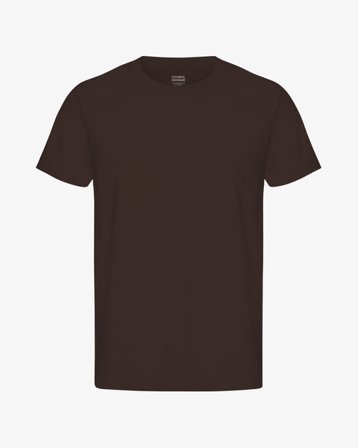 Classic Organic Tee - Coffee Brown - Male - XS