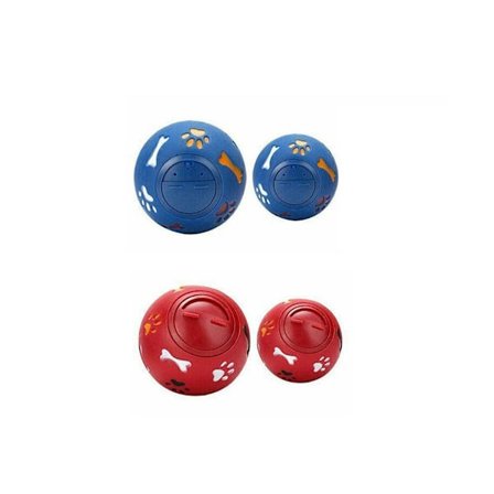 11cm Hundelegetøj - Sjov, Holdbar Godbidskugle med Tumbler Design - Mentalt Stimulerende Foder Dispenser Puslespil