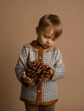 Hanevild Alex Cardigan - Blue - 86