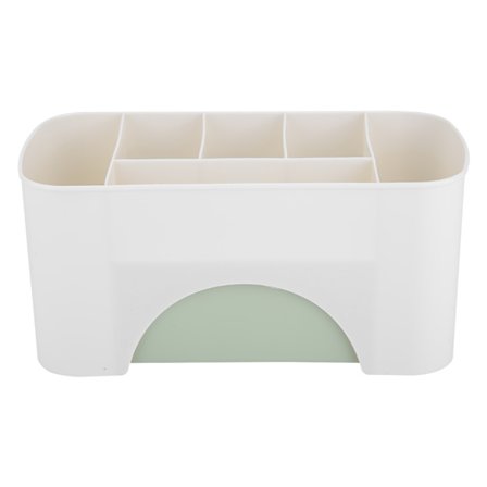 Multifunktionell skrivbordsorganisatör låda förvaringslåda sminkförvaring grön