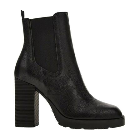 Hogan Heeled Laarzen , Zwart , Dames , Maat: 38 EU Enkellaarsjes