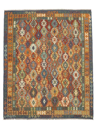 Alfombra Kilim Afghan Old Style 253X297 Grande (Lana, Afganistán)