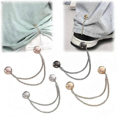 4 kpl Monitoimisia Magneettisia Vaatteiden Kiinnikkeitä, Vahvimmat Magneettiset Nappikiinnikkeet, Monitoiminen Magneettinen Neulaton Rintakoru [DB] 