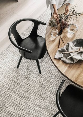 Kelim Long Stitch Matta - Beige Modern Beige (Ull, )