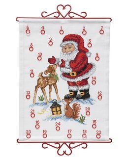 Broderipakke Kalender Nissens venner - Permin