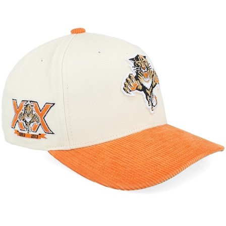 Mitchell & Ness - NHL Beige adjustable Czapka Z Daszkiem - Florida Panthers Sunset Pro Crown Sand/Orange A-frame Adjustable @ Hatstore