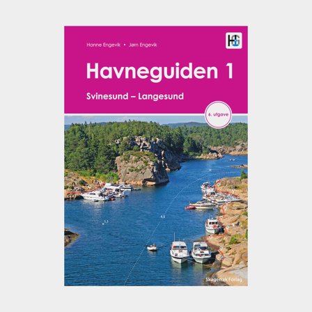 Przewodnik portowy Skagerrak Wydawnictwo Havneguiden 1 Svinesund - Langesund, wydanie 6, tekst norweski - Jachtowa