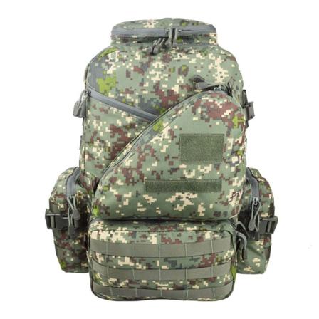 Kvinder pige rygsæk skuldertaske skoletaske Outdoor Camouflage Army Fan Taske Vandtæt Rivefast Travel Mountain Climbing Bag Camouflage 56*38*30cm