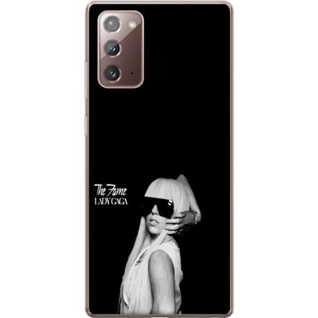 Yhteensopiva Puhelinkuori Samsung Galaxy Note20 Stranger Things juliste, jossa pyöräily siluetteja ja punainen salamamyrsky dramaattisessa retro -muod