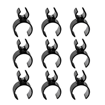 9 kpl Samppanjapulloteline Muoviset Viinipullopidikkeet Kynttilöiden Turvaklipsit Juhlatarvikkeet_tfrf