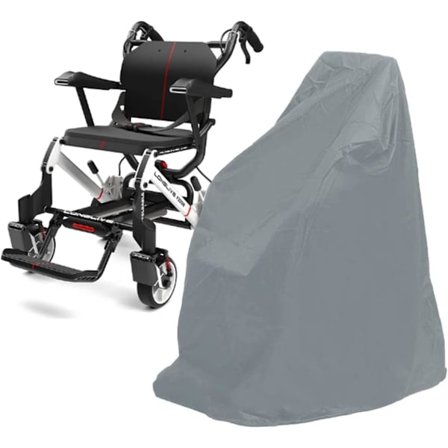 Rullstolsdammskydd, Oxford Heavy Duty Vattentät, Utomhusregnskydd med Elastiskt Band, Heavy Duty Rullstol & Scooter Förvaringsskydd