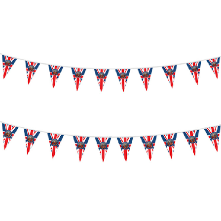 Union Jack King Charles III kröningsbanner