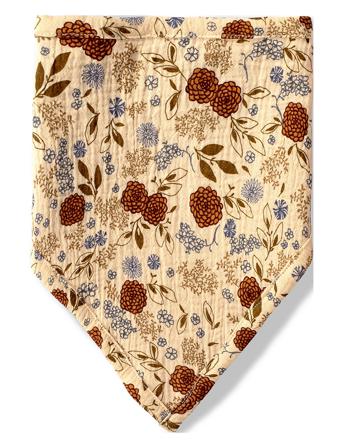 Bandana Bib Woodland/Golden Mist - 1 Piece Patterned That's Mine