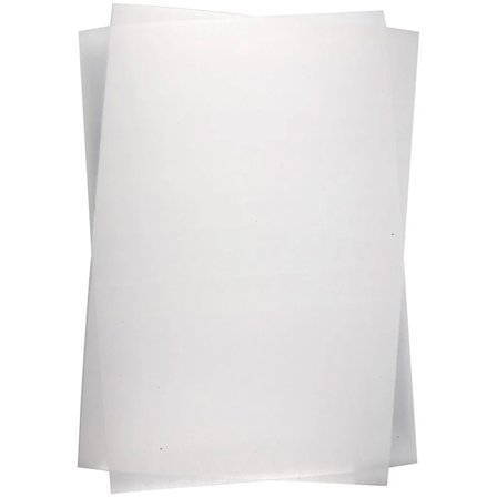 Shrink plastic 10 sheets Matt white 20x30 cm