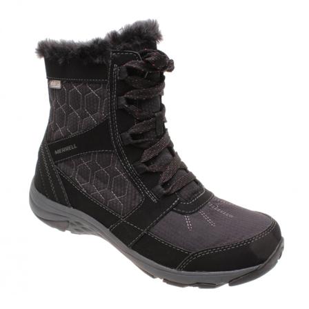 Merrell Albury MID Polar M00818 Sort, Dame Vinterstøvler, Størrelse: 37 EU