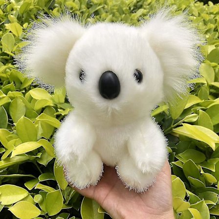 Koala Bamse Plys Legetøj Simulation Koala Dukke Gave (hvid, 6,69 tommer)