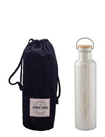Thermo Bottle - Bamboo Lid Home Kitchen Thermal Bottles Sølv Yummii Yummii