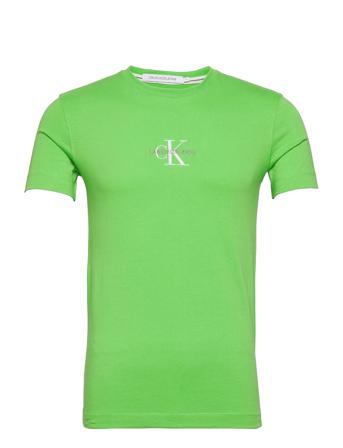 New Iconic Essential Tee T-shirts Short-sleeved Grön Calvin Klein Jeans