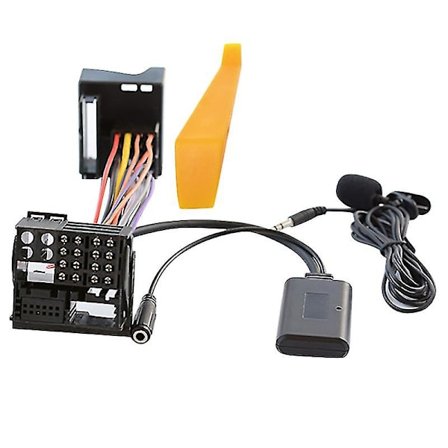 Auton Bluetooth 5.0 Aux-kaapeli Mikrofoni Handsfree Matkapuhelin Ilmainen Puhelu Adapteri Opel Cd30 Mp:lle