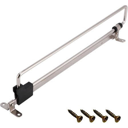 Tøjstativ, udtrækkelig bøjlestang, tøjorganisator; kan forlænges op til 30 cm.