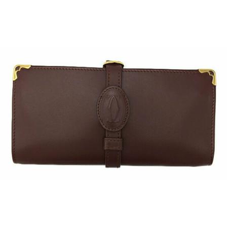 Cartier Vintage, Wallets Cardholders Rood, Dames, Maat:ONE Size,leer