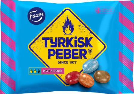 Tyrkisk PeberPepper fruit candies 0.4kg