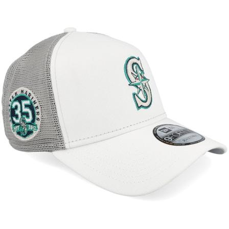 New Era - MLB White trucker Lippis - Hatstore Exclusive x Seattle Mariners Ocean 9FORTY White A-frame Trucker @ Hatstore