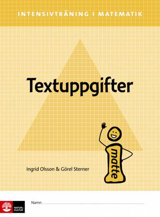 Intensivträning ma åk 4-6 Textuppgifter Elevhäfte - Bok av Görel Sterner & Ingrid Olsson - Häfte