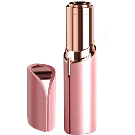 Facial Hair Removal til kvinder Smertefri Hårfjerner, Vandtæt Shaver Razor Hårfjerner med LED-lys til ansigt Bikini Peach Fuzz Overlæbe (Pink)
