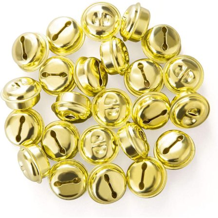 30 st 30 mm järnklockor för juldekoration, jul