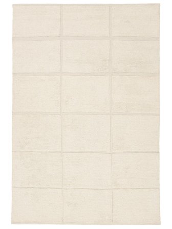 Tapis De Laine Lara Blanc Oeko-Tex