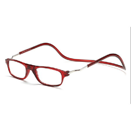 1 stk Magnet Lesebriller Kan Henge Nakke Lesebriller(Rød,150