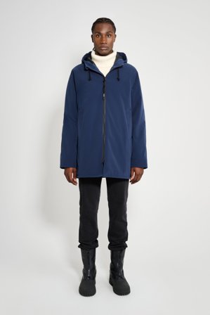 Stockholm Matte Winter Coat Navy