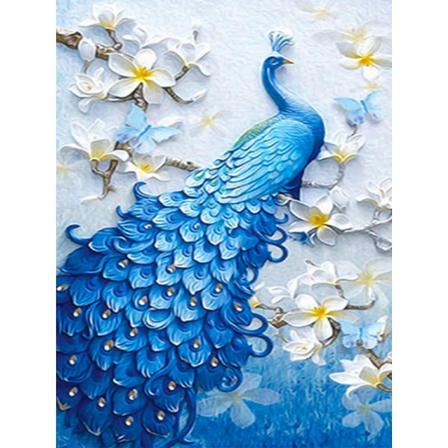 30x40cm 5D DIY timanttimaalaus täydellinen,Peacock Series#A,DIY timantti