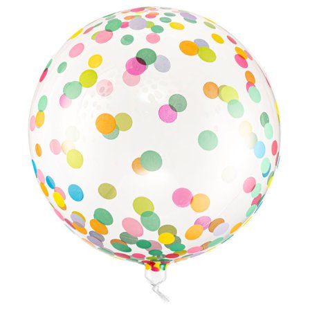 Prickig Orbz Ballong Crystal Clear Färgmix