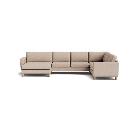 Haven U-sofa, vendbar - Loop Beige - 361x255x86 - Sofa, u-sofa