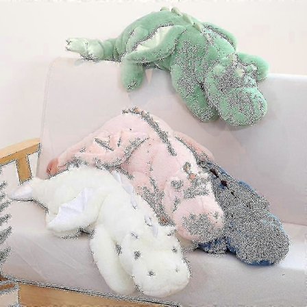 Plysj Drage Leke - Søt Vektet Dinosaur Gave til Barn og Voksne