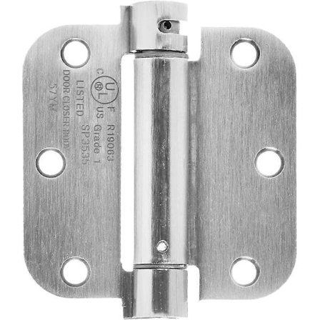 2025 Senaste Modell Självstängande Dörrgångjärn, 3,5 Tum x 3,5 Tum, 1 Styck, Satin