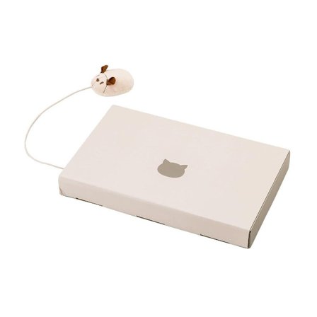 Värikäs kannettavan tietokoneen muotoinen kissan raapimislauta, interaktiiviset kissan lelut leikkiin ja kynsien hoitoon