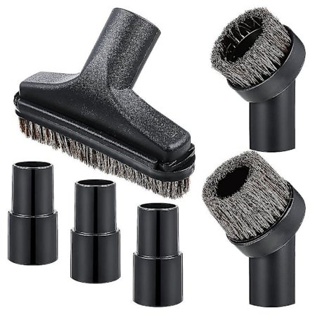 6 stk. 25mm og 36mm støvsugerbørste rund børste, 5,9 tommer støvsuger gulvbørste 1,25 rengøringsstøvsuger hos Hy